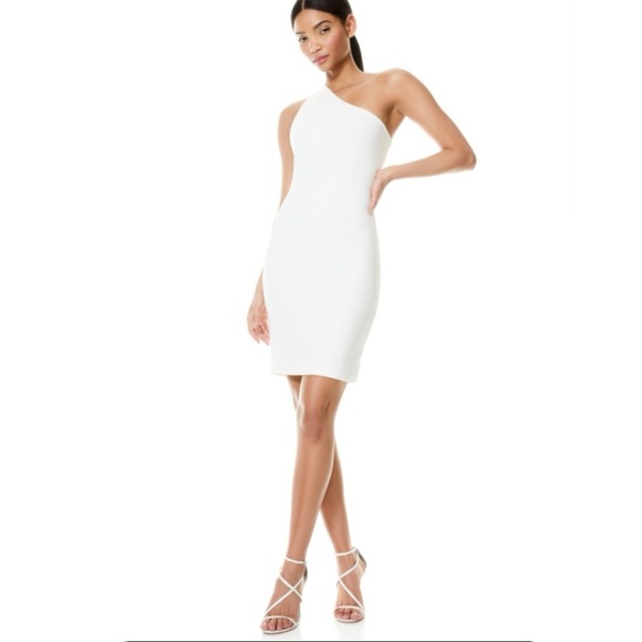 Alice + Olivia Rosia One Shoulder Mini Dress - Picture 4 of 15